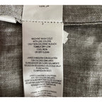 Michael Kors Linen Shirt Men's XL Classic Fit Short Sleeve Gray Heather
