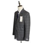 Bar III Sport Coat Men's 40 Long Slim Fit Stretch Fabric Grey Check