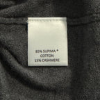 Daniel Cremieux Sweater Vest Men's Large Supima Cotton Cashmere Grey