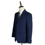 Michael Kors Men's 38 Regular Sport Coat Stretch Blue Herringbone