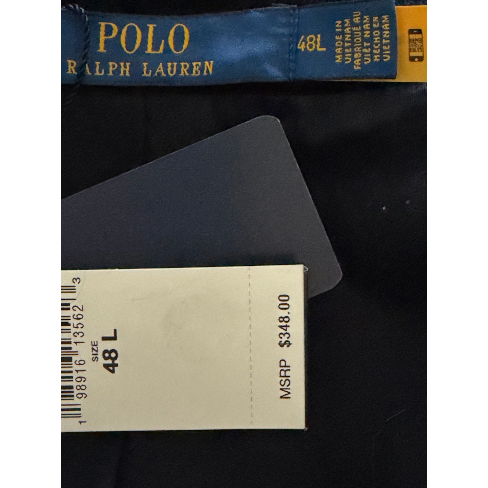 Polo Ralph Lauren Men's 48 Long Modern Fit Stretch Corduroy Jacket Navy Blue