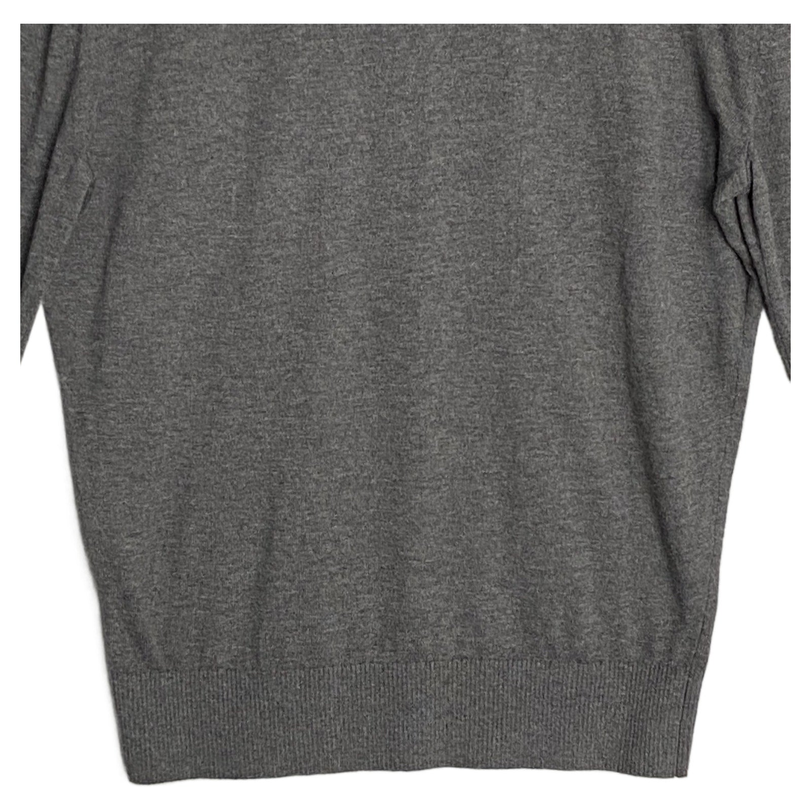 Daniel Cremieux V-Neck Sweater Men's XL Pima Cotton Cashmere Blend Gray