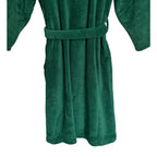 Nautica Plush Fleece Robe Men's One Size Pockets Tidal Green