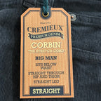 Daniel Cremieux Corduroy Pants Men's 50"x32" Straight Fit Stretch Charcoal