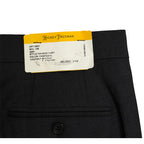 Hickey Freeman Suit Pant Men's 43W Classic Fit Stretch Wool Blend Charcoal