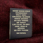 Hart Schaffner Marx Quarter Zip Men's 2XT Big & Tall Merino Wool Merlot Heather