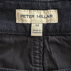 Peter Millar Corduroy Pants Men's 33"x33" Classic Fit 5-Pocket Dark Navy