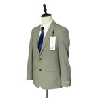 Bar III Suit Jacket Men's 36R Slim Fit Wool Blend Stretch Fabric Sage
