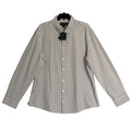 Mizzen+Main Shirt Men's XXL Leeward Trim Fit Long Slv Aluminum Hampton Plaid