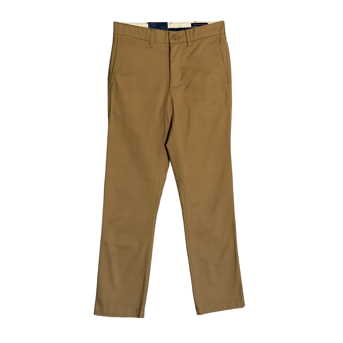 Daniel Cremieux Slim Fit Chino Men's 28"x30" Comfort Stretch Tapered Leg Tan