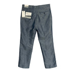 Perry Ellis Portfolio Pants Men's 33"x30" Modern Fit Linen Blend Blueprint