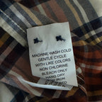 Johnnie-O Knick Performance Men's Medium Flannel Button-Down Shirt Pumpkin