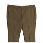 Daniel Cremieux Dress Pant Men's 46R Traveler Raw Hem Comfort Waist Tan