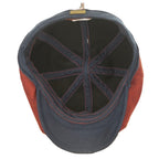 Biltmore Driver Newsboy Hat Red Grid Medium