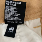 Hustle Gang Cargo Pants Men's 40"x32" Scratch Line Latte Cotton