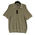Michael Kors Polo Shirt Men's Large Short Sleeve Knit Cotton Dusty Sage