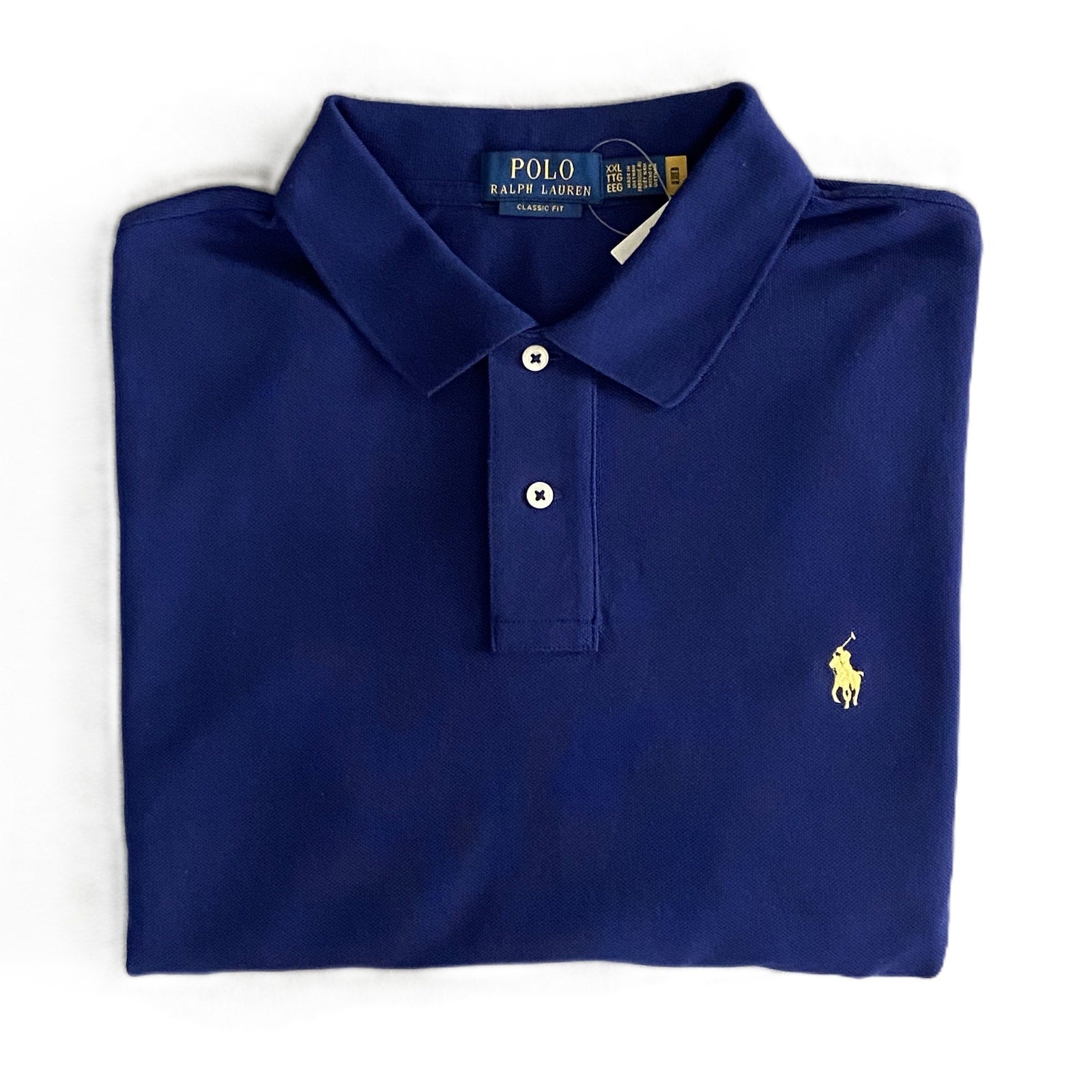 Polo Ralph Lauren Polo Shirt Classic Fit Short Sleeve Blue Men's XXL