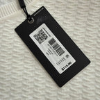 Murano Comfort Luxe Textured Sweater Men's 4XT Big & Tall Crew Neck Cream