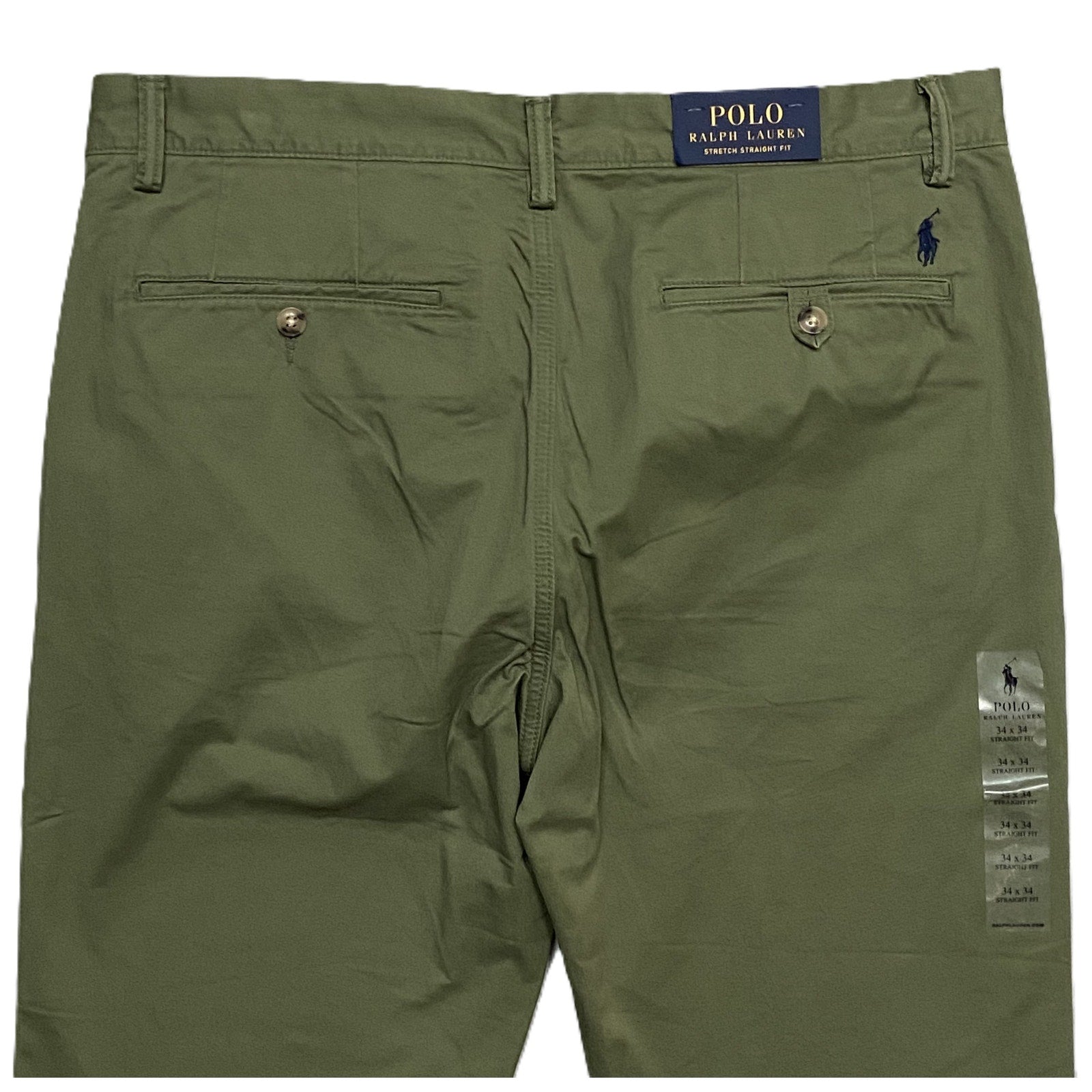 Polo Ralph Lauren Pants Men's 30x30 Stretch Cotton Twill Chino Olive