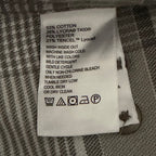 Tommy Bahama Shirt Men's Medium Canyon Beach Flannel Smoke Grey Plaid