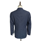 Brooks Brothers Sport Coat Men's 42 Short Blue Micro-Check Wool Blend