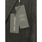Michael Kors Sport Coat Men's 46 Long Classic Fit Charcoal Herringbone