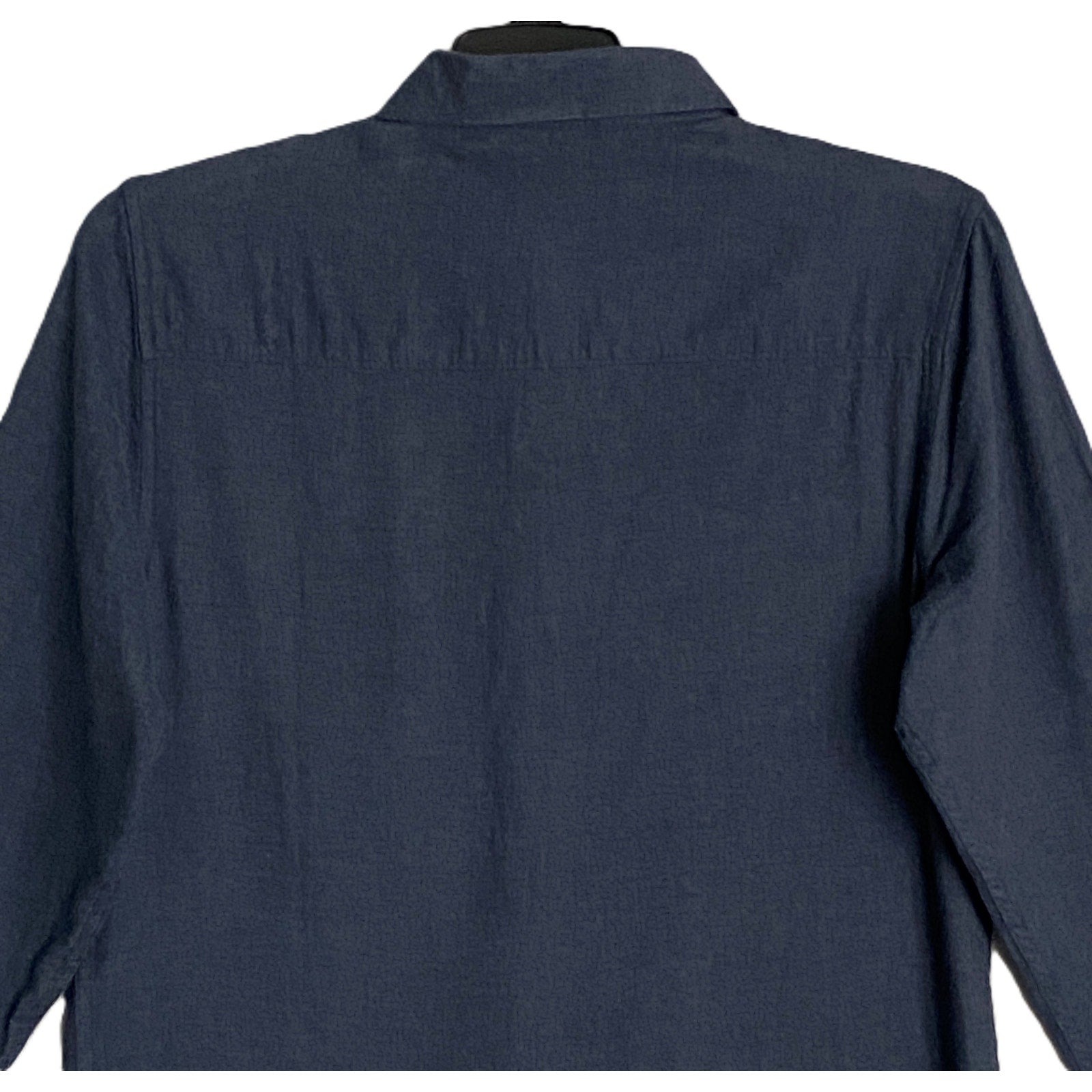 Travis Mathew Men's Small Cloud Collection Flannel Shirt Blue Heather