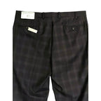 Michael Kors Dress Pants Men's 36"x32" Classic Fit Wool Blend Charcoal/Brown