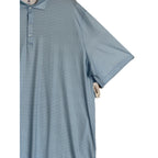 Johnnie-O Polo Shirt Men's 4XLT Big & Tall Short Sleeve Stretch Blue Geo