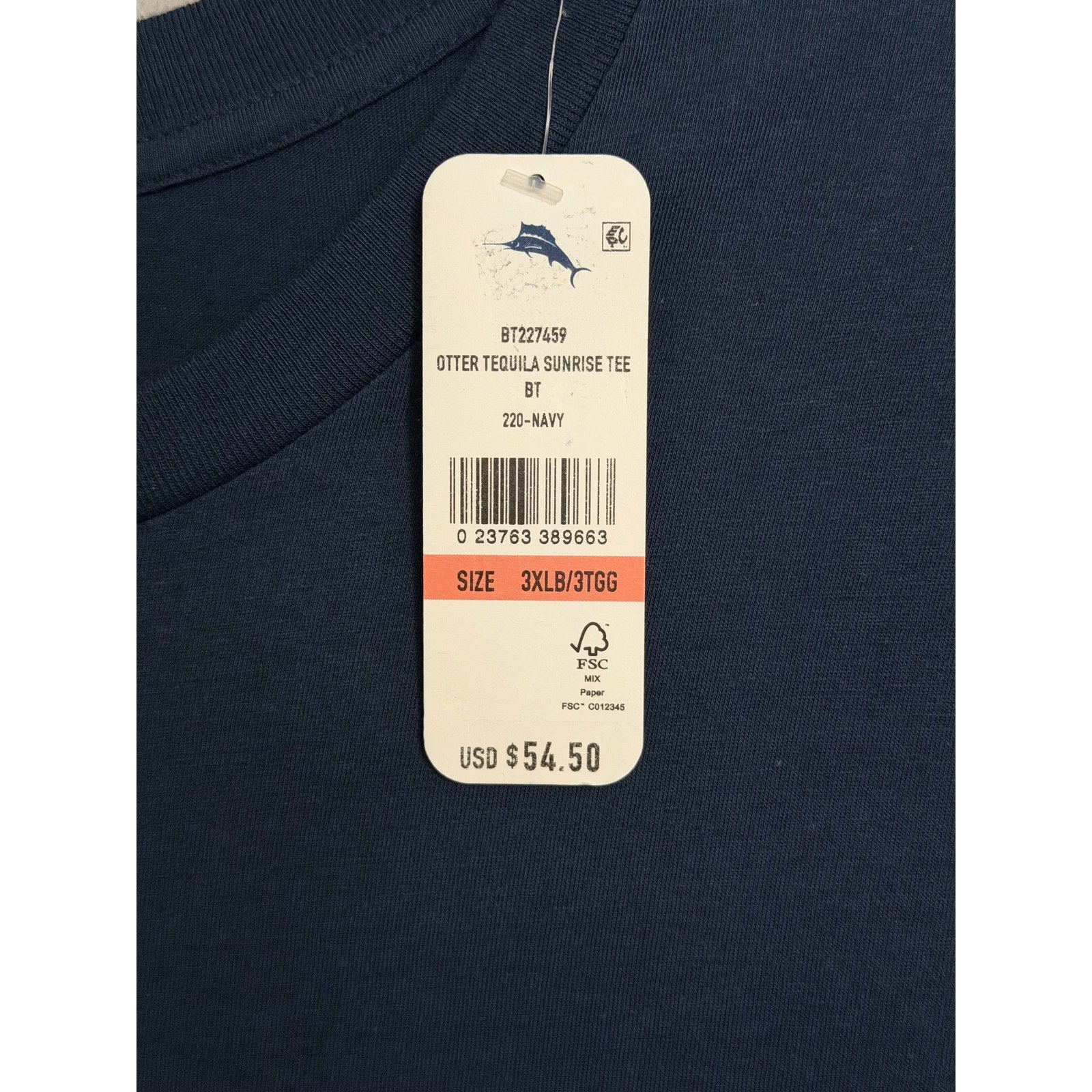 Tommy Bahama T-Shirt "It's an Otter Tequila Sunrise" Crew Neck Men's 3XLB NEW