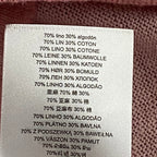 Michael Kors T-Shirt Men's Large Long Sleeve Crew Neck Linen Dusty Rose