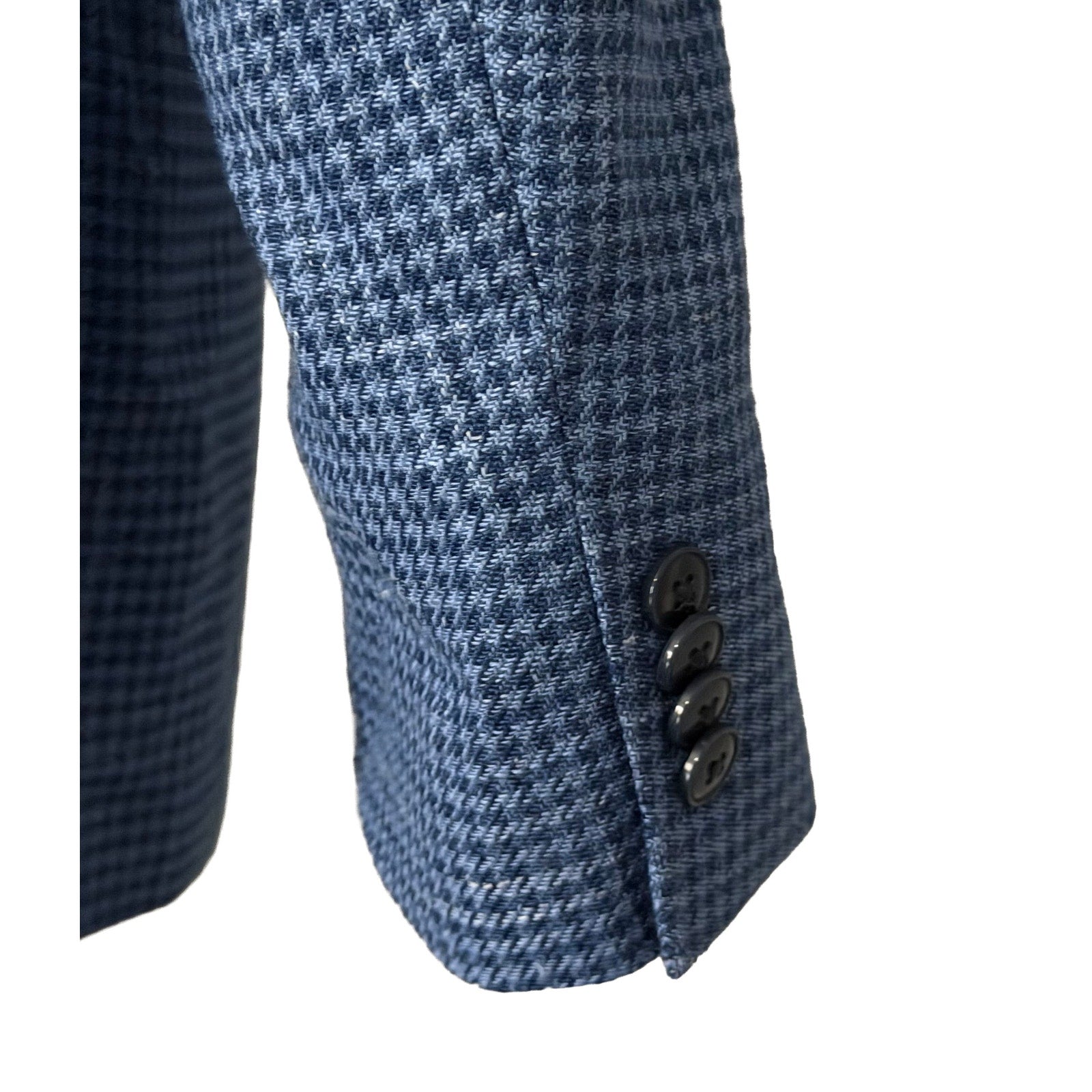 Michael Kors Sport Jacket Men's 50L Classic Fit Wool/Silk/Linen Blend Blue