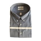 Roundtree & Yorke Shirt Big & Tall Men's 19 34/35 Dress Shirt Navy Blue