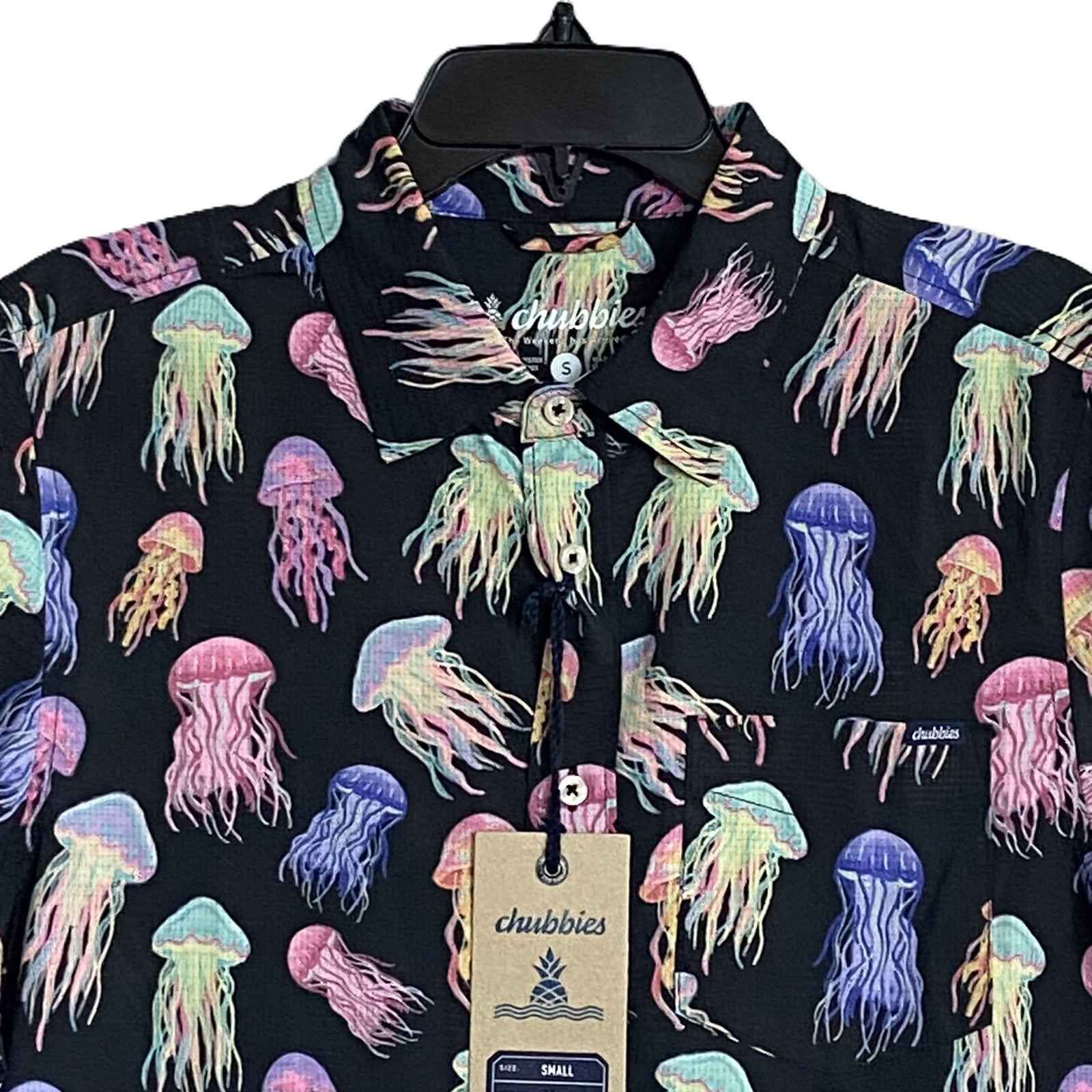 Chubbies Casual Shirt Men's Small "Don't be Jelly" Friday Short Sleeve Shirt