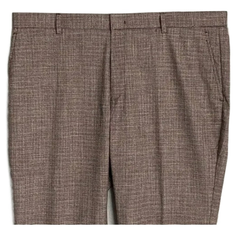 Tommy Hilfiger THFlex Men's 38x30 Dress Pants Tate Stretch Grey/Red