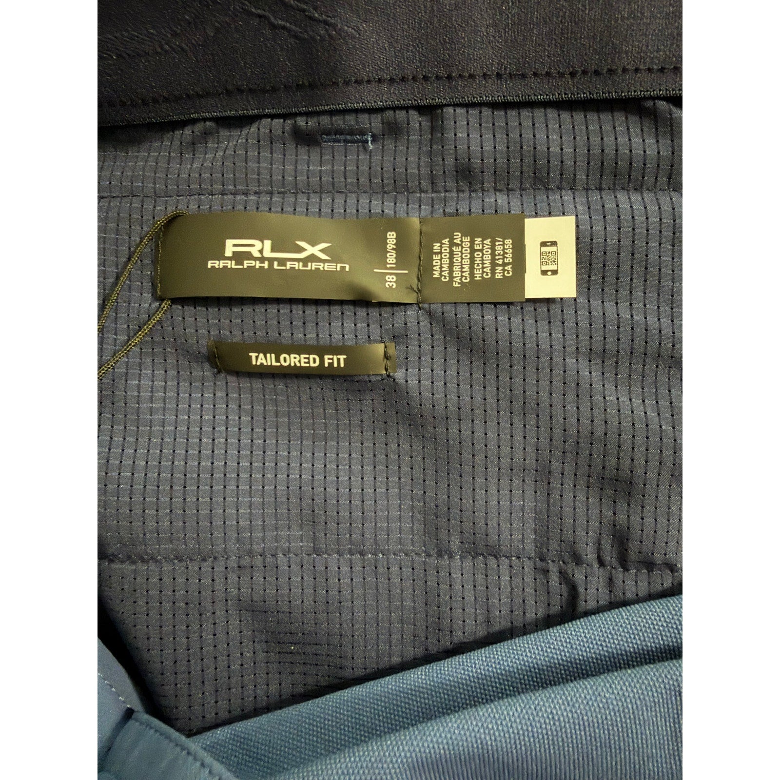 Ralph Lauren RLX Golf Shorts Men's 38W Tailored Fit Performance Old Royal