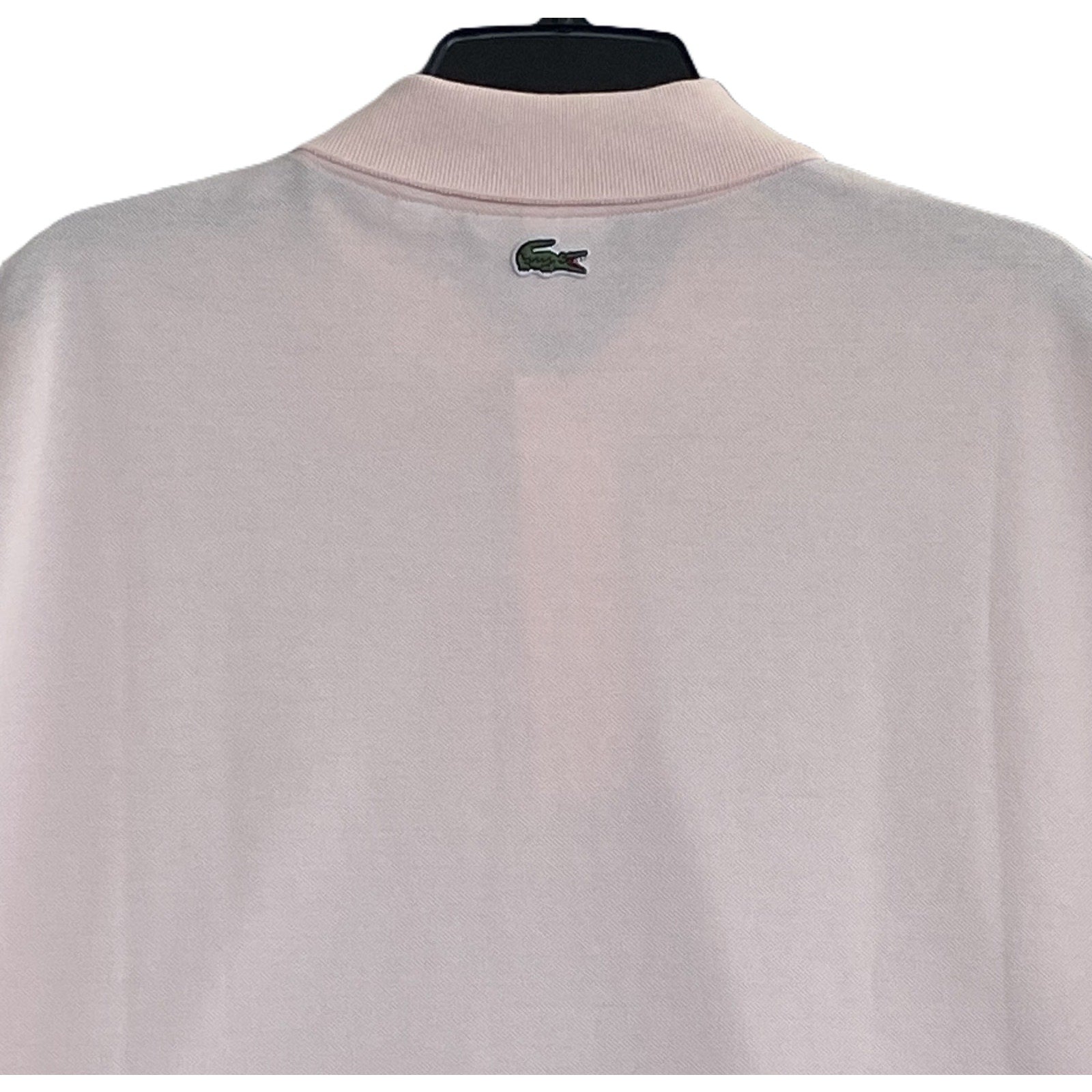 Lacoste Polo Shirt Men's XXL Classic Fit Short Sleeve Cotton Pink