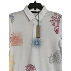 Travis Mathew Shirt Men's Small "Passport Polo" Lightweight Stretch White