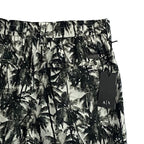 Armani Exchange Shorts Men's 30W Cotton Bermuda Shorts Green Tropical Print