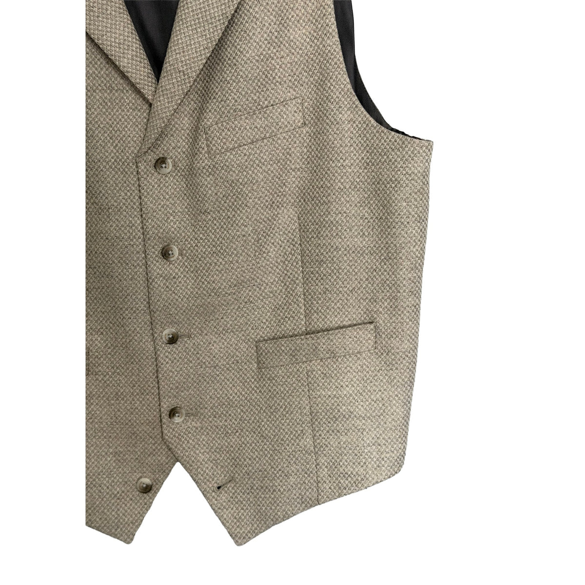 Daniel Cremieux Suit Vest Men's Medium Mt. Lussari Collection Wool Blend Tan