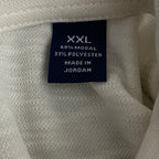 Roundtree & Yorke Men's Big & Tall XXL Long Sleeve Polo Shirt Cream