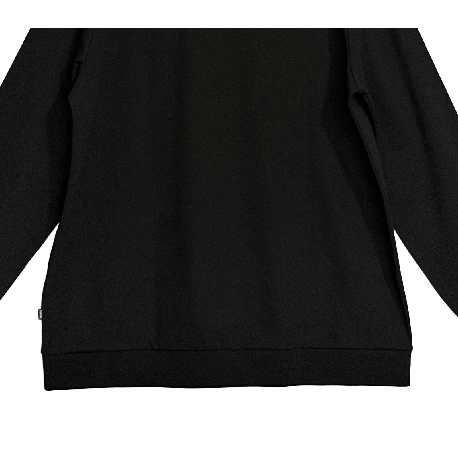 Boss Half-Zip Pullover Men's 2XT Mercerized Cotton Stand Collar Solid Black