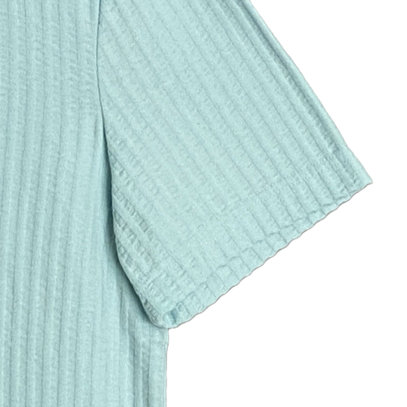 Nautica Men's Small Striped Short Sleeve Polo Shirt Seawater Blue