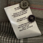 Tommy Bahama Shirt Men's XL Canyon Beach Flannel Smoke Grey Plaid