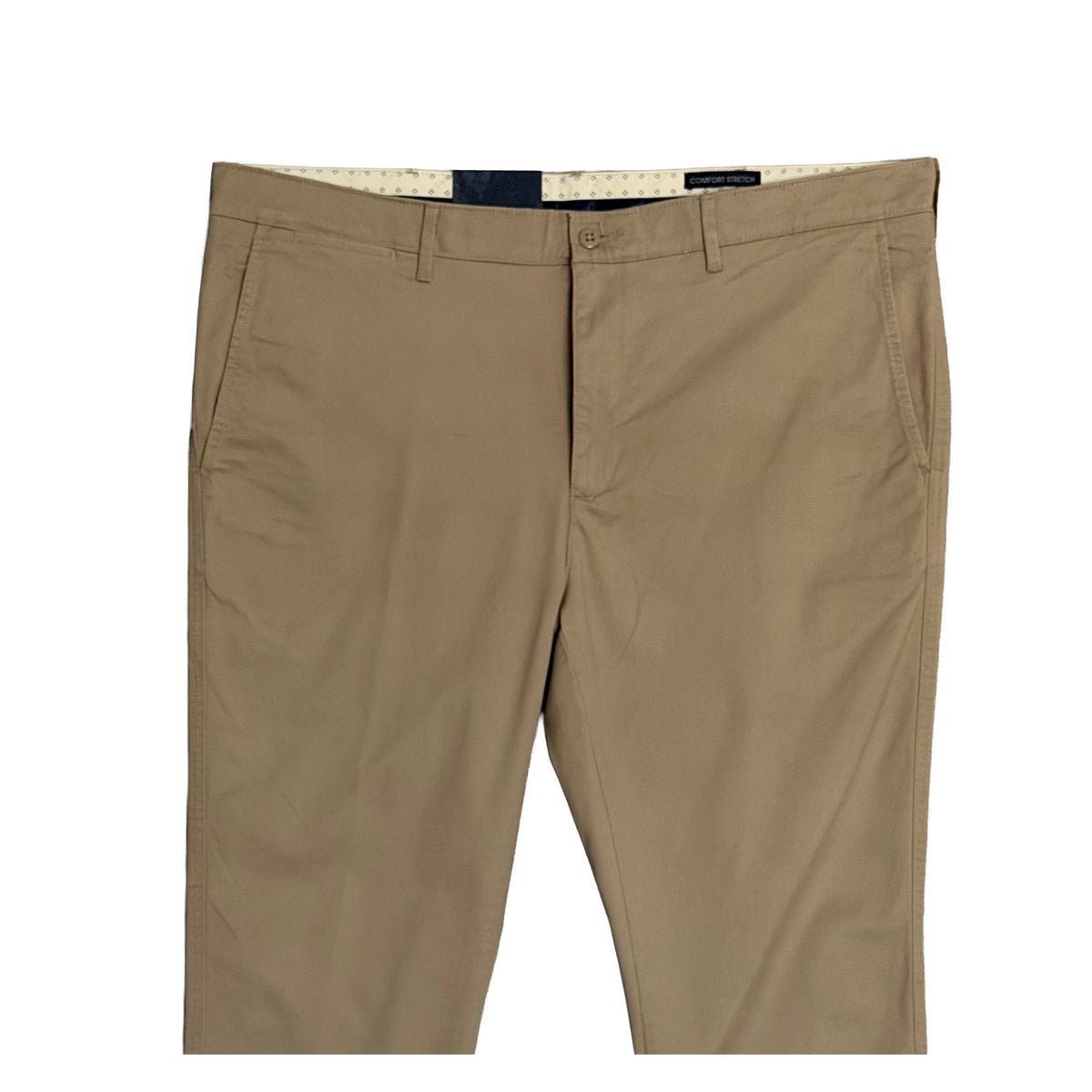 Daniel Cremieux Slim Fit Chino Men's 40"x30" Stretch Tapered Leg Khaki