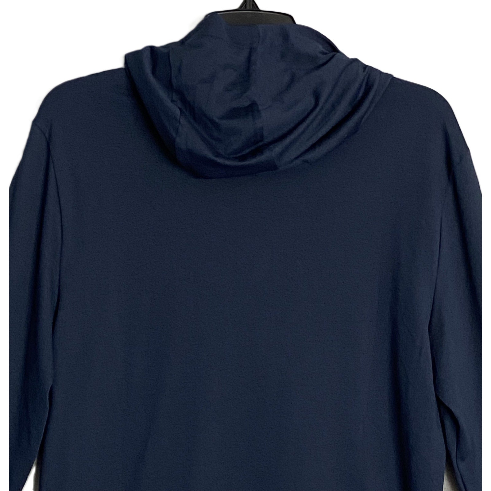 Michael Kors Polo Shirt Hoodie Men's Small Pima Cotton Stretch Dark Blue NEW