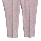 Nautica Ceylon Dress Pant Men's 46x32 Flat Front Active Stretch Lt Burgundy