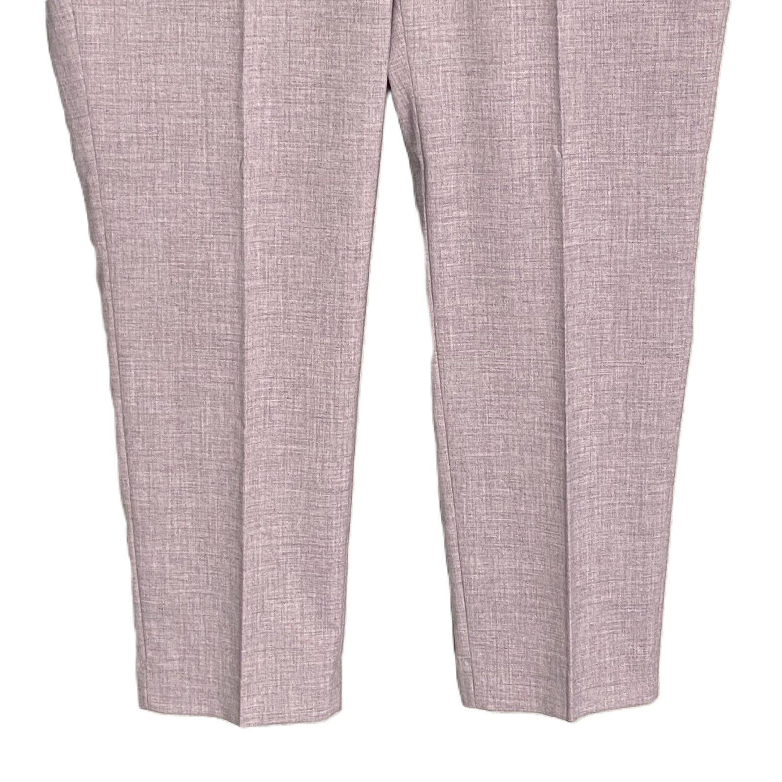 Nautica Ceylon Dress Pant Men's 46x32 Flat Front Active Stretch Lt Burgundy