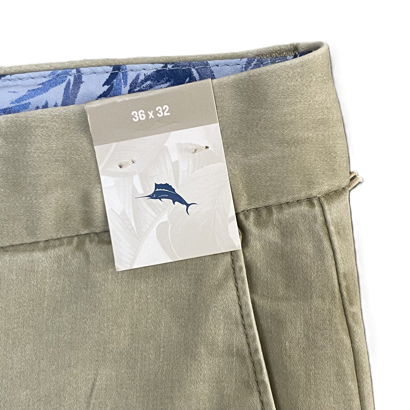 Tommy Bahama Pants Men's 36"x32" Boracay Flat Front Stretch Khaki