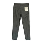 Kenneth Cole Dress Pants Men's 32"x32" Slim Fit Stretch Dark Grey Check